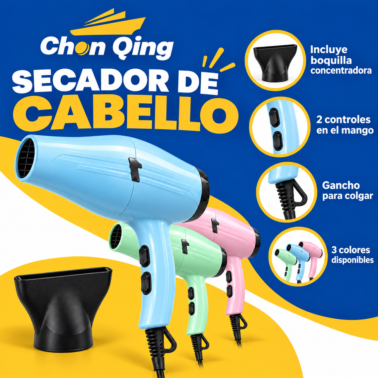 Secadora De Cabello 3