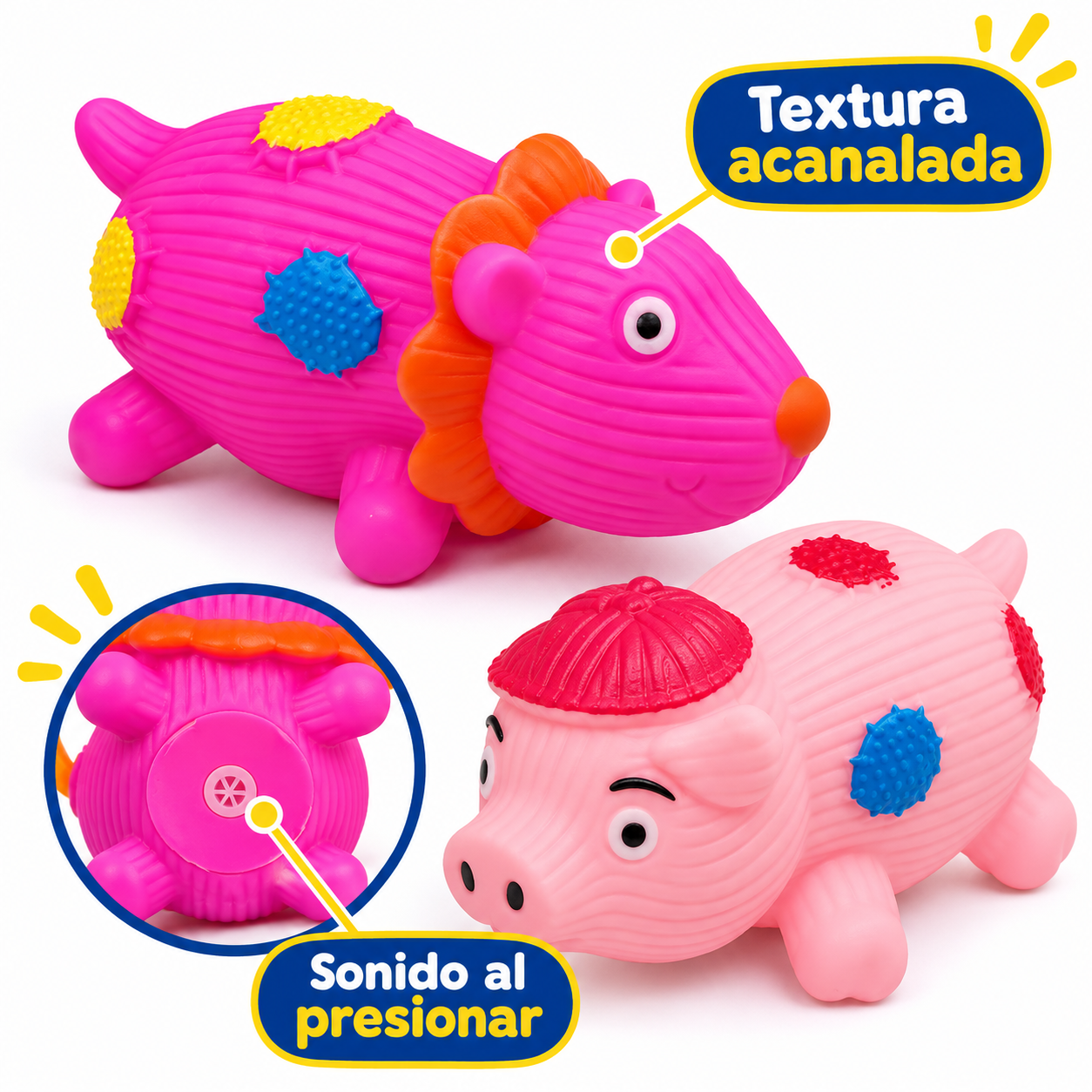 Juguete Mordedor Para Mascota (Animales) 3
