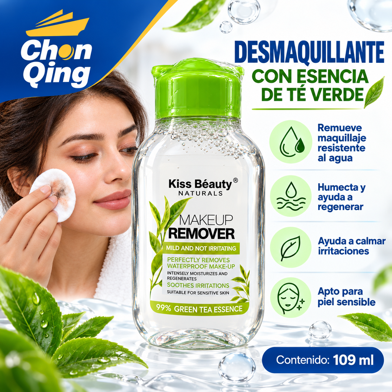 Desmaquillante Con Esencia De Té Verde 3