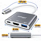 Adaptador Tipo-C De 3 Entradas - Miniatura 5