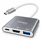 Adaptador Tipo-C De 3 Entradas - Miniatura 1