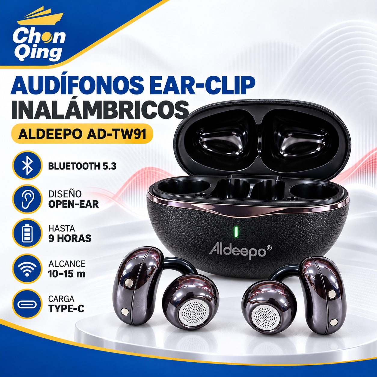 Audífonos Ear-Clip 3