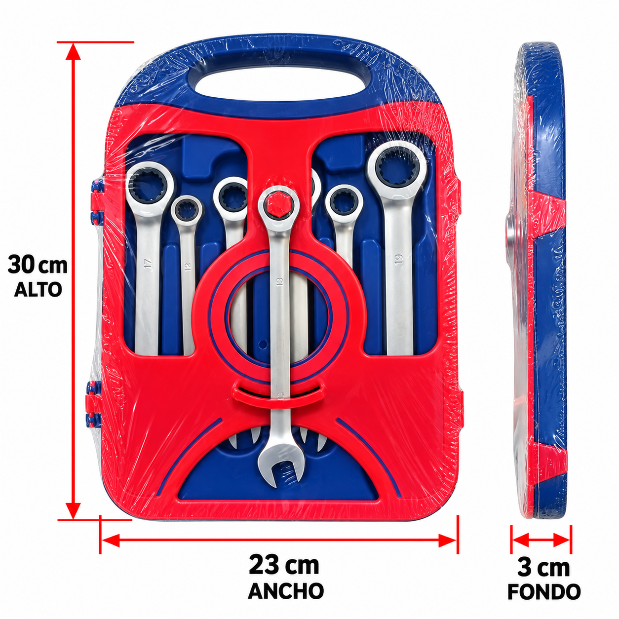 Set De Llaves Con Trinquete X7 5