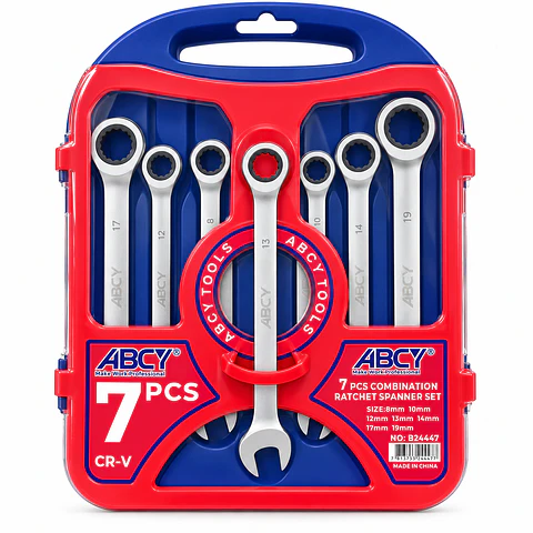 Set De Llaves Con Trinquete X7