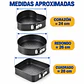 Moldes Para Hacer Torta X3 Formas - Miniatura 4