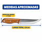 Cuchilo De Cocina Con Mango De Madera - Miniatura 4
