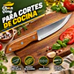 Cuchilo De Cocina Con Mango De Madera - Miniatura 3