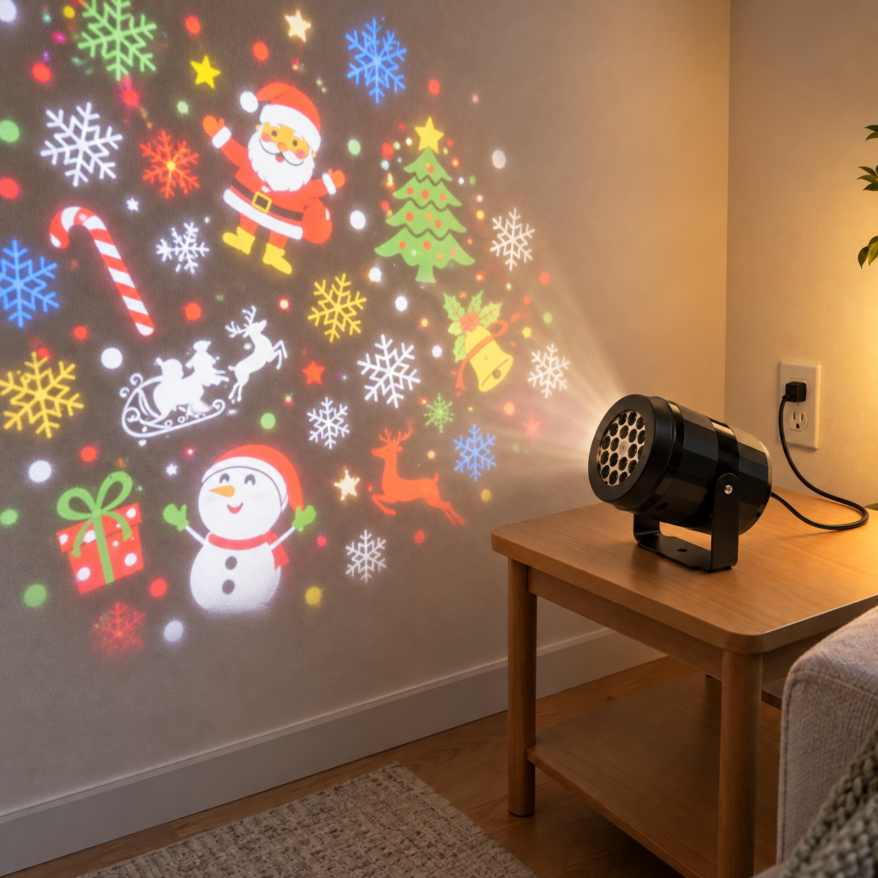 PROYECTOR LED NAVIDEÑO 2