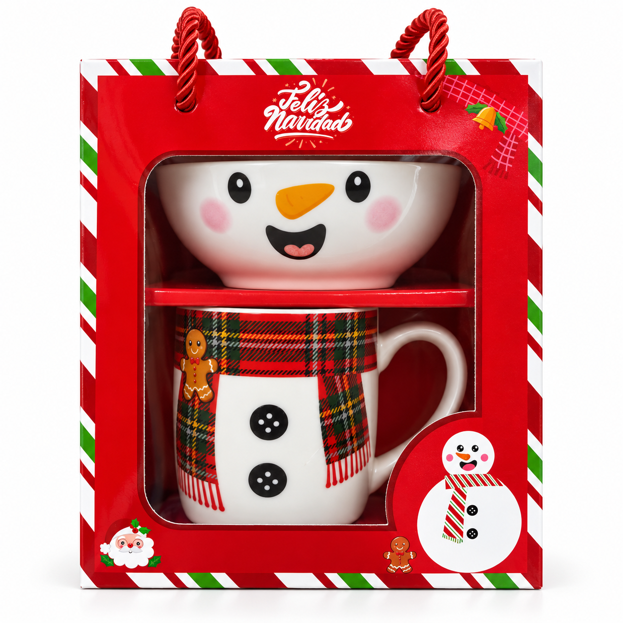 SET NAVIDEÑO TAZA + BOWL 1