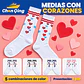 Medias Largas Con Corazones - Miniatura 3