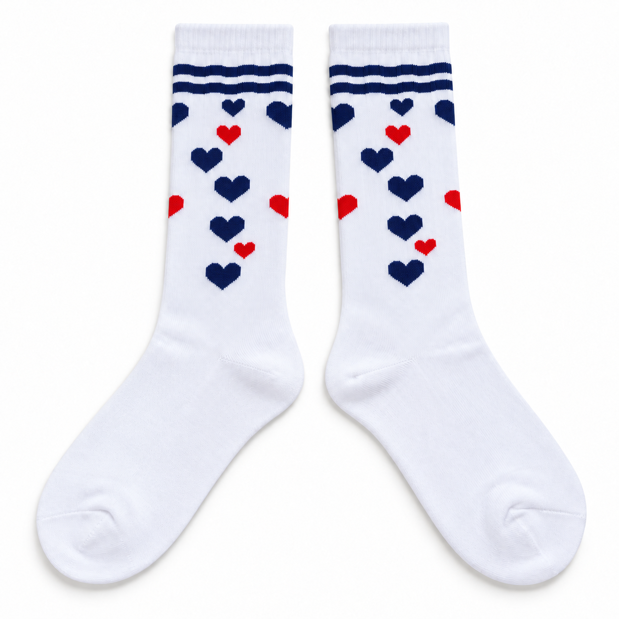 Medias Largas Con Corazones 6