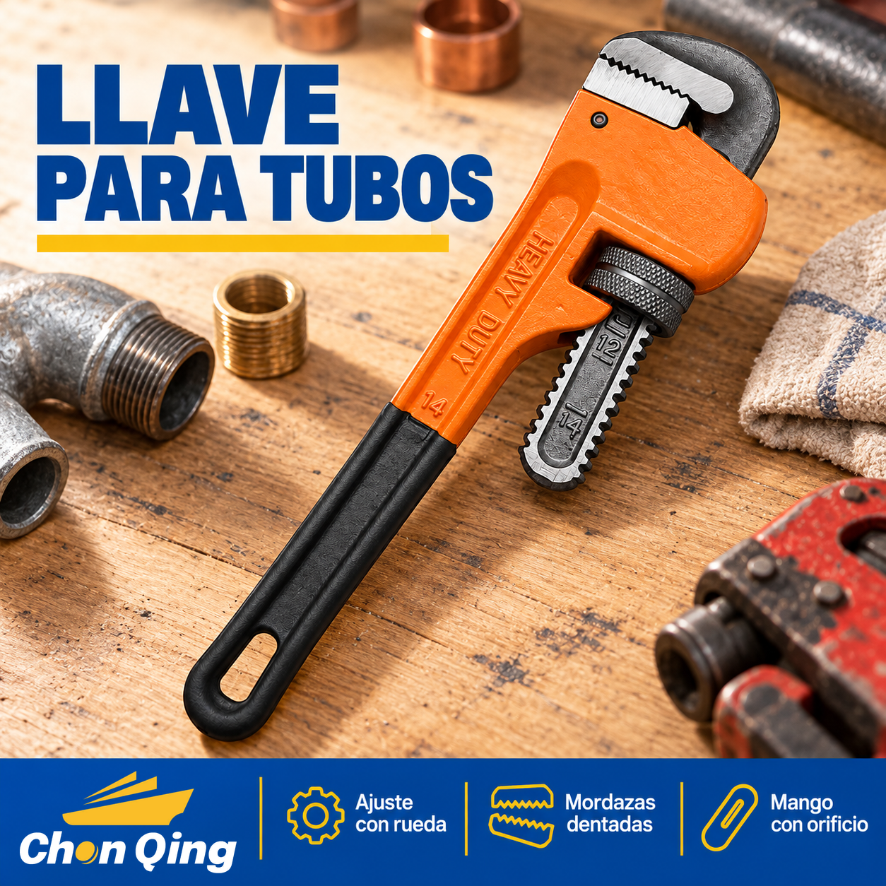 llave Stilson 14