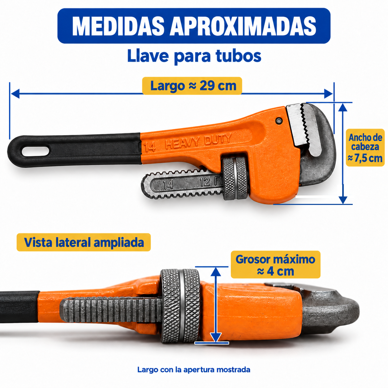 llave Stilson 14