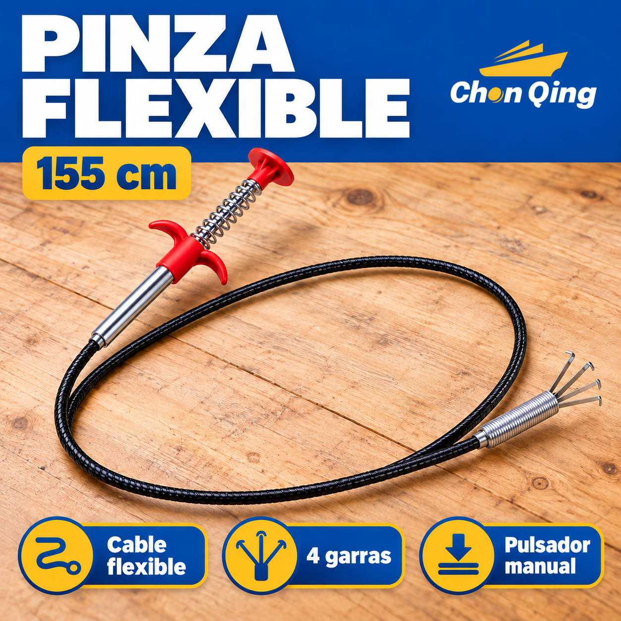 PINZA FLEXIBLE DESTAPADOR 4