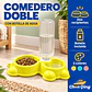 comedero y bebedero doble con dispensador automático de agua - Miniatura 8