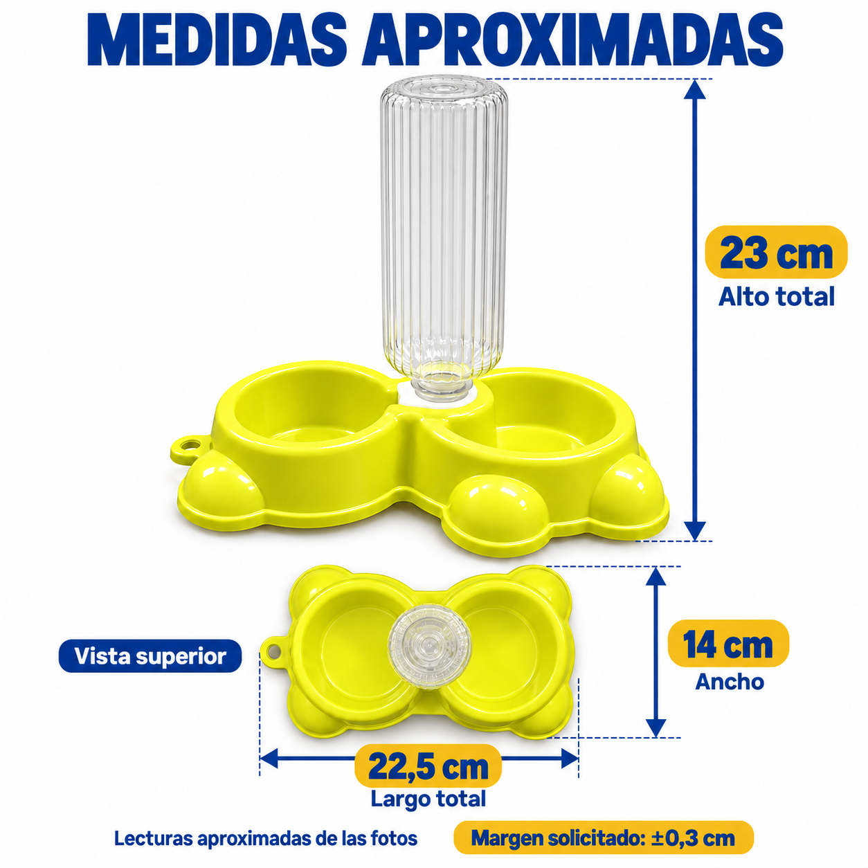 comedero y bebedero doble con dispensador automático de agua 6