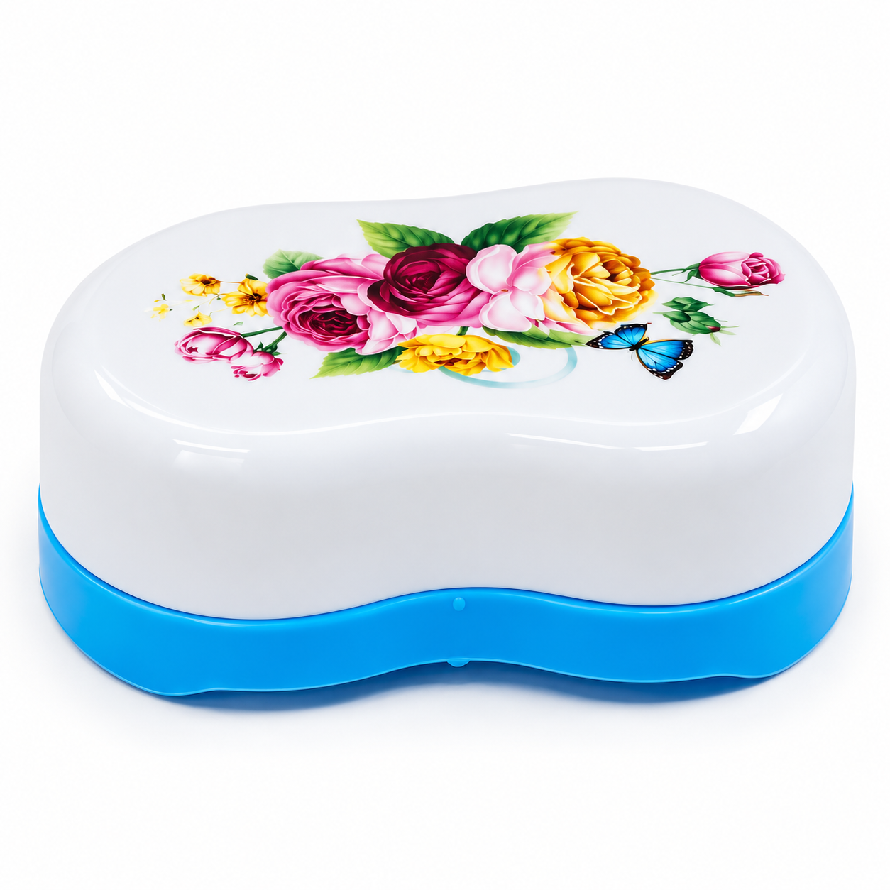 Jabonera Con Diseño Floral 8