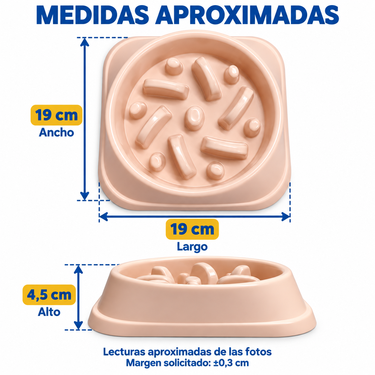 plato de alimentación lenta (o plato antiansiedad) 5