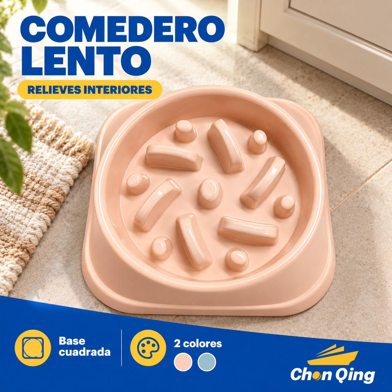 plato de alimentación lenta (o plato antiansiedad) 7