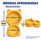 plato comedero doble para gatos con diseño en forma de cabeza y orejas de gato - Miniatura 2