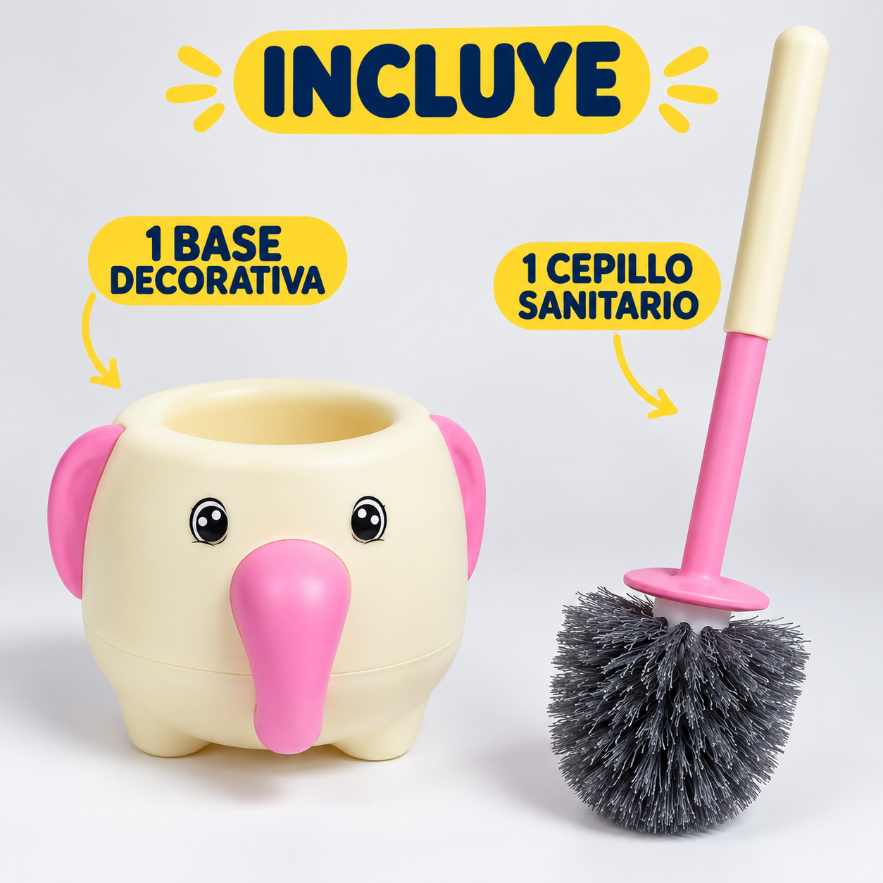 Cepillo Para Baño Elefante 3