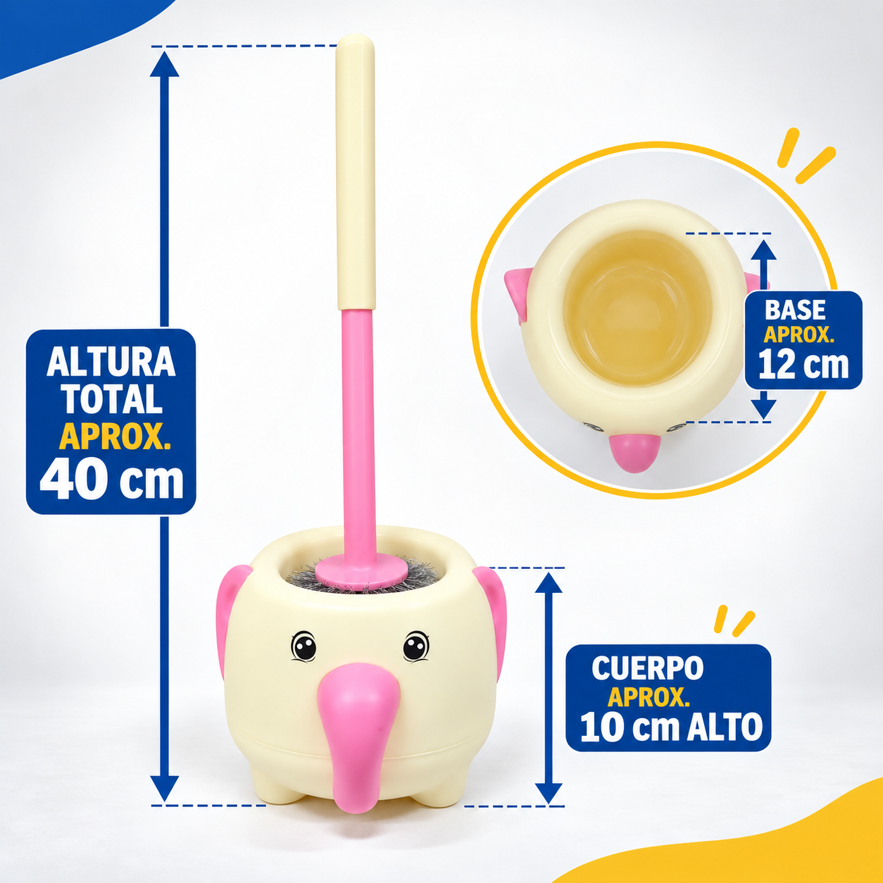 Cepillo Para Baño Elefante 7