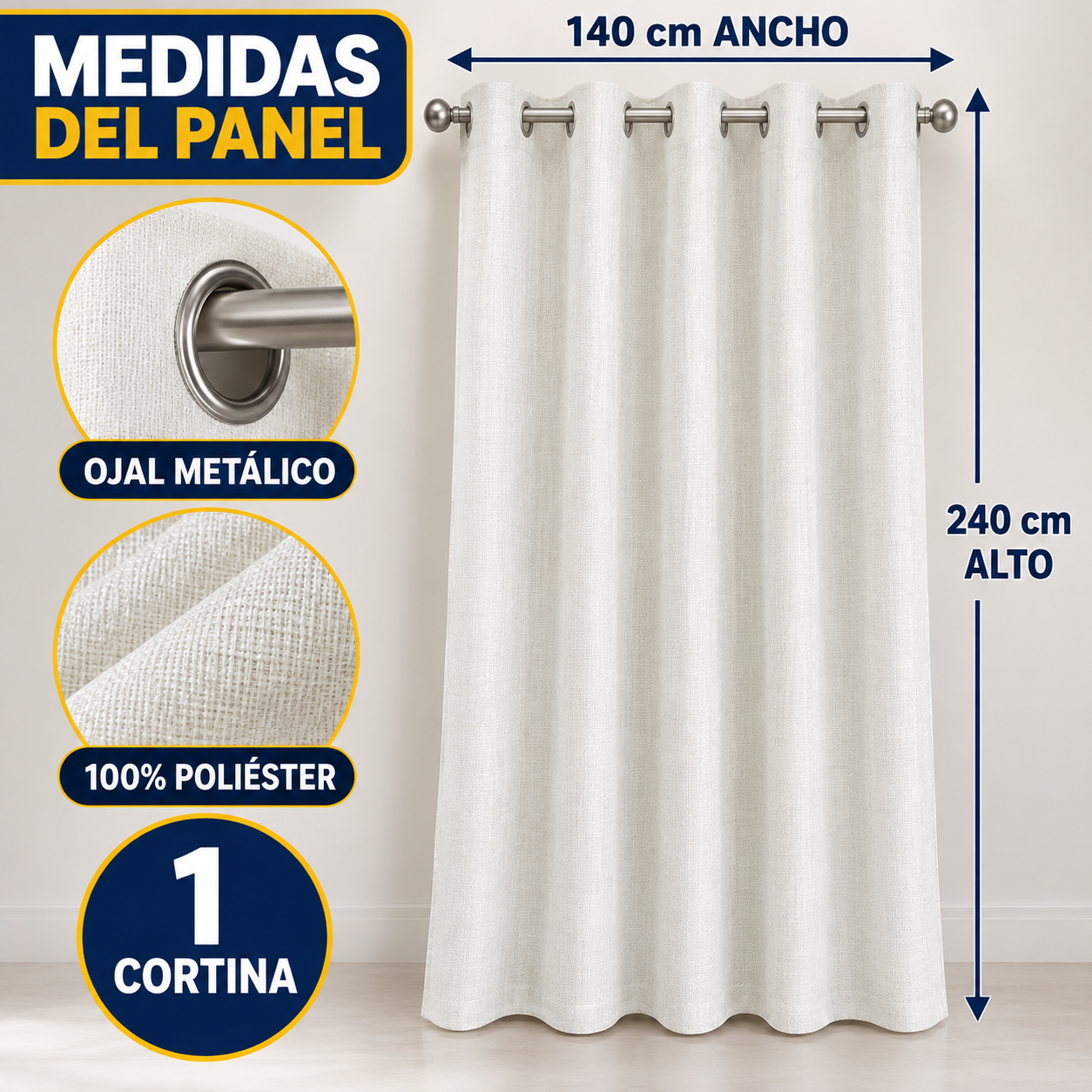 Cortina Para Ventana De Argolla 4