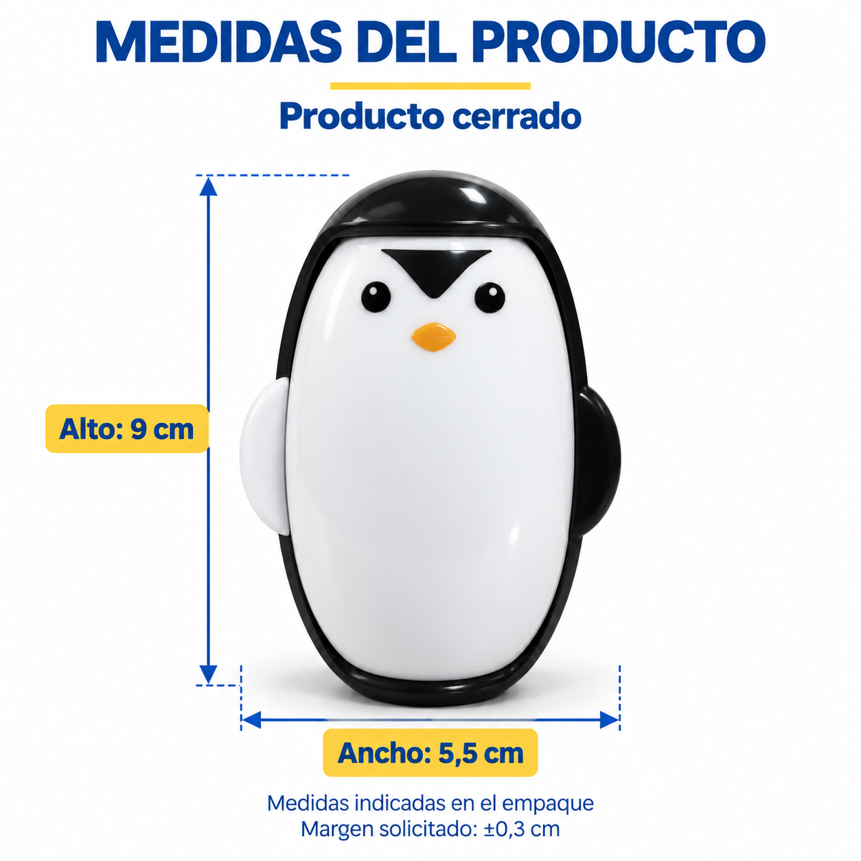 Quita Pelusas Reutilizable Con Forma De Pingüino 8