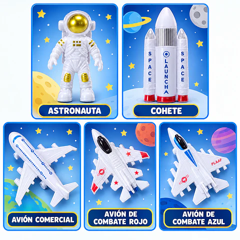 Astronauta Blister Set X5