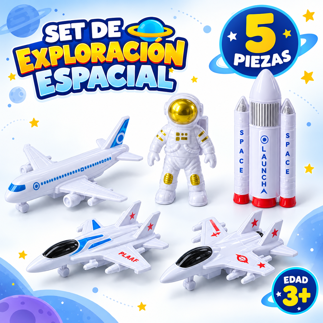 Astronauta Blister Set X5 4