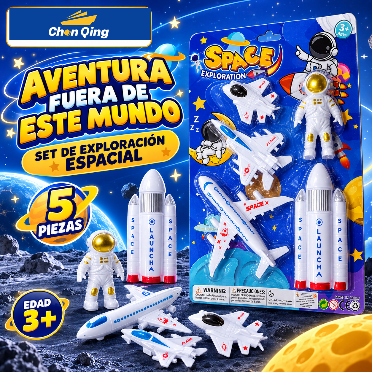 Astronauta Blister Set X5 3