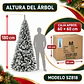 Árbol Navideño Nevado 1.80m - Miniatura 4