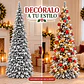 Árbol Navideño Nevado 1.80m - Miniatura 2