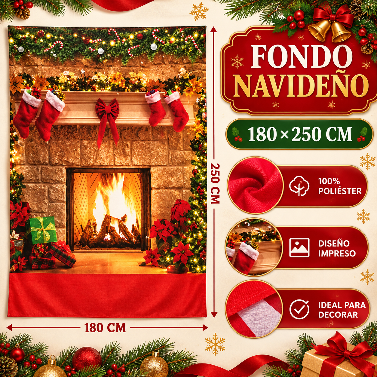 Fondo Navideño 1.8x2.5 m 3