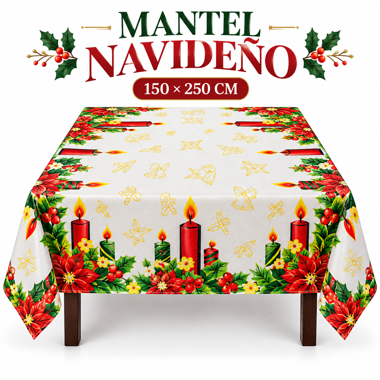 Mantel Navideño 150x250 cm 1