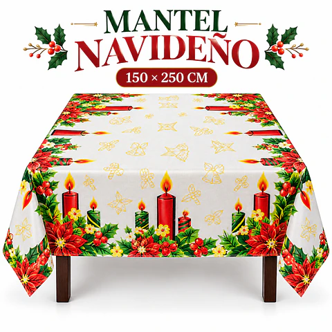 Mantel Navideño 150x250 cm