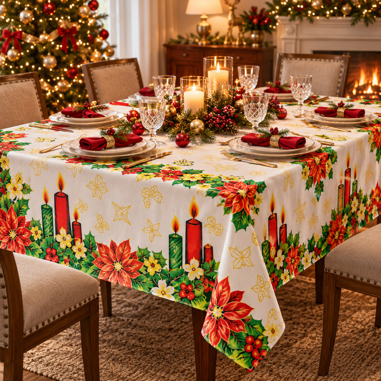 Mantel Navideño 150x250 cm 2