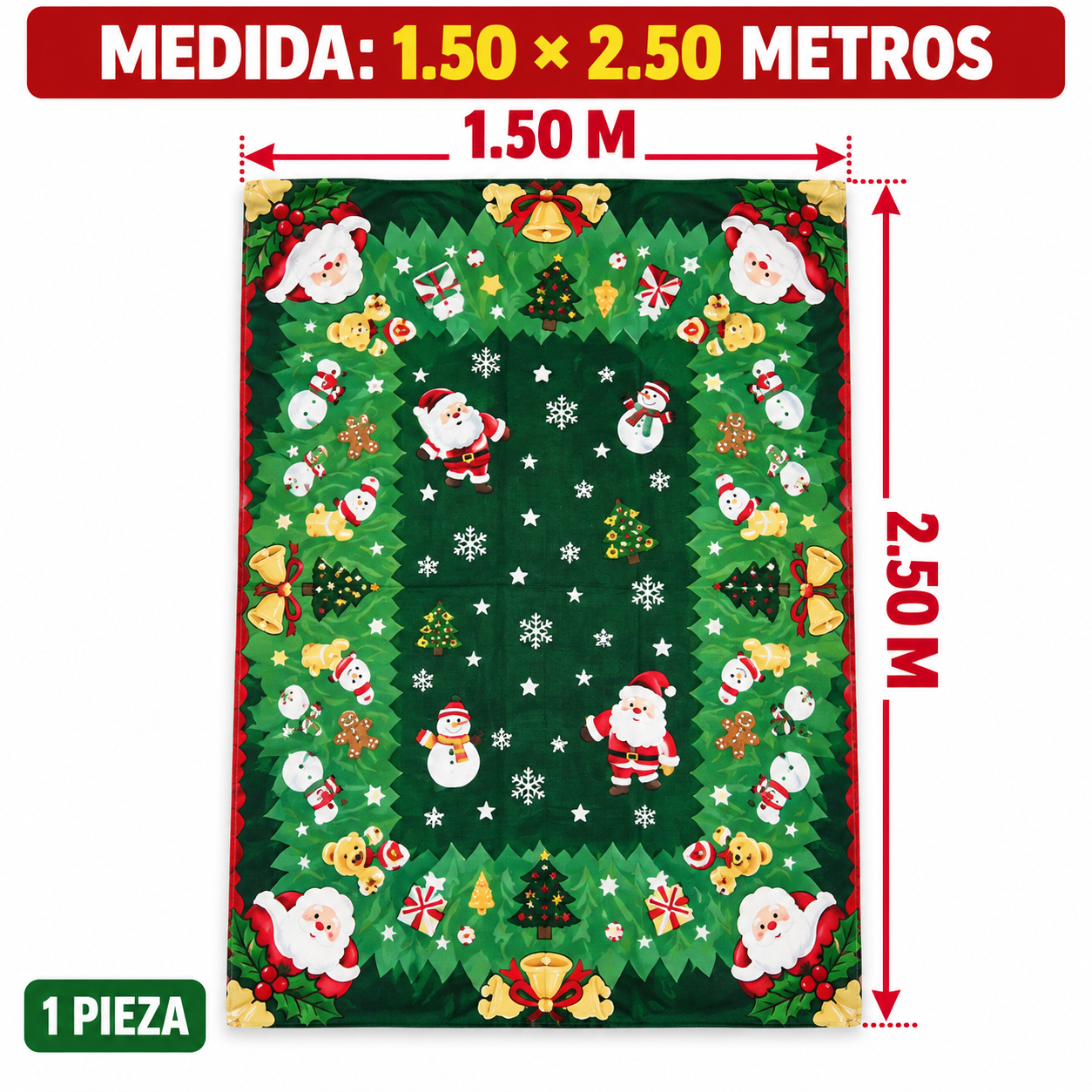 Mantel Navideño 1.5x2.5 m 4