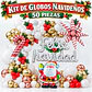 Set De Globos Navideños - Miniatura 1