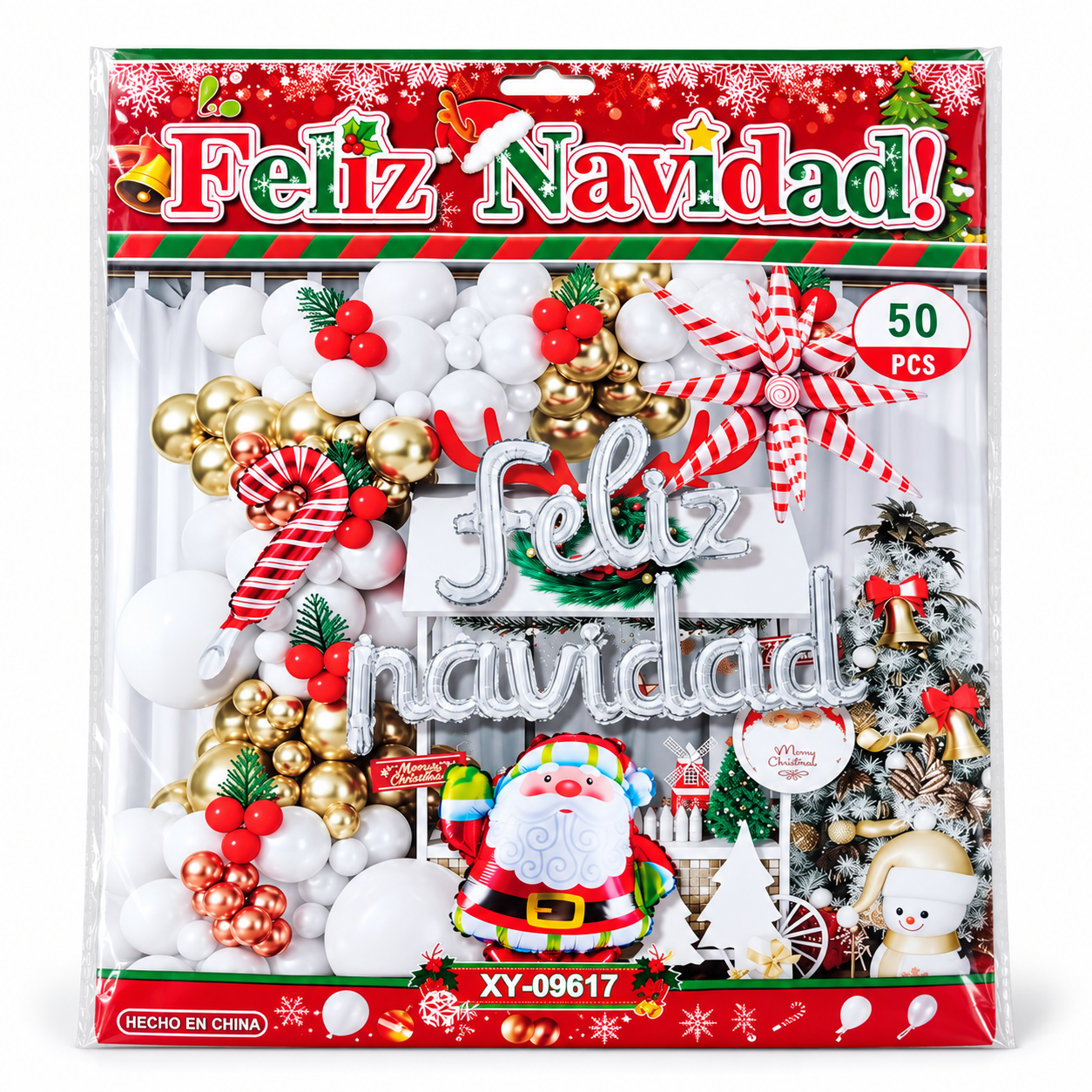 Set De Globos Navideños 5
