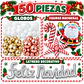 Set De Globos Navideños - Miniatura 7