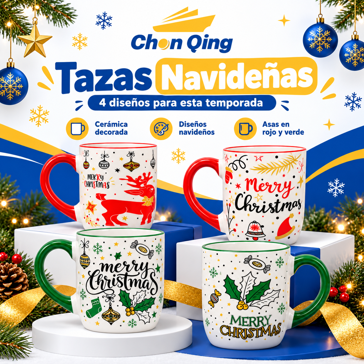 Tazas Navideñas 3