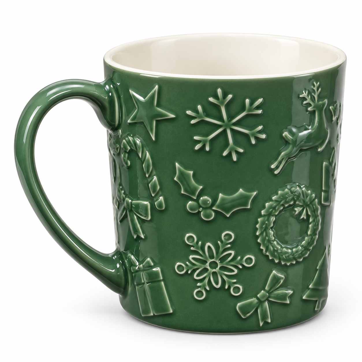 Tazas Con Diseño Navideño En Relieve 6