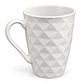 Taza Minimalista Con Textura De Diamantes - thumbnail 1