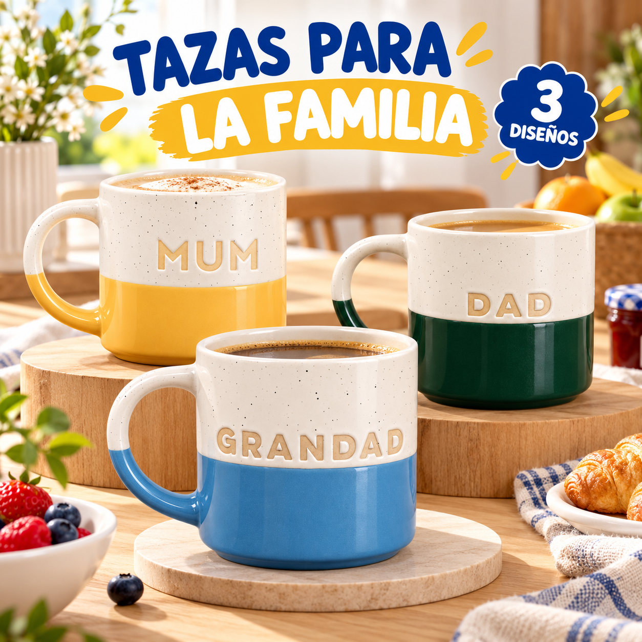 Taza Bicolor Y Palabra 1