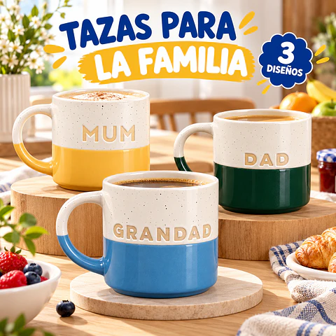 Taza Bicolor Y Palabra