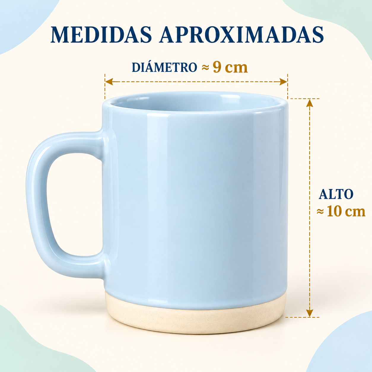 Tazas Minimalista Color Pastel 4