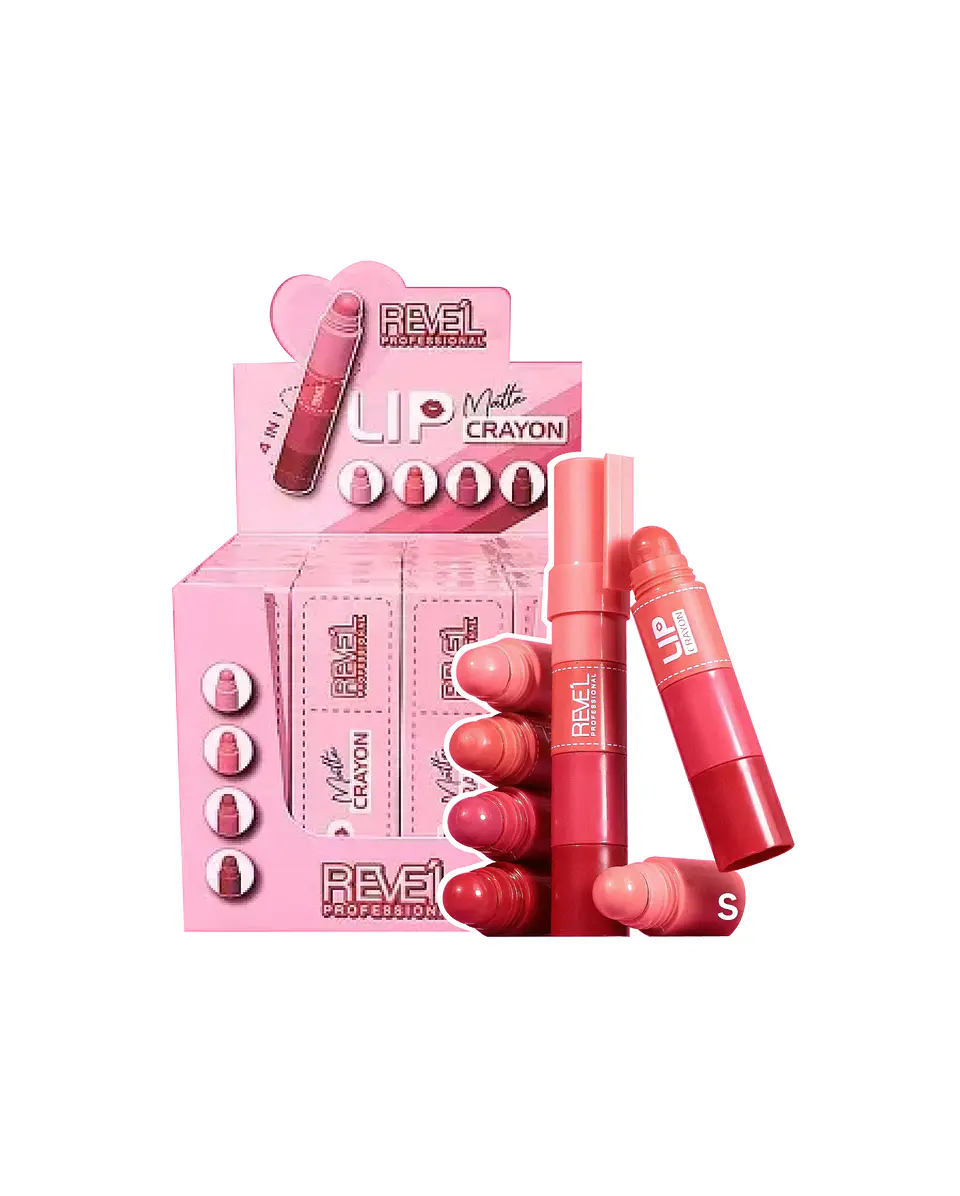 Lip Crayon Matte 4 en 1 - Revel 1