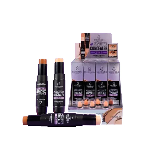  Corrector/ Contorno 2 in 1 Matte - Bellespa