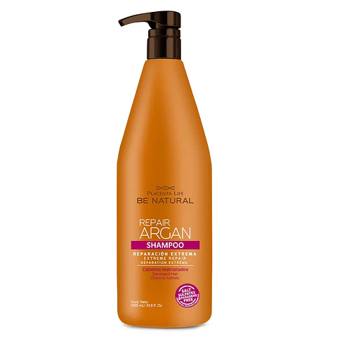 Shampoo Repair Argan (1 LT) – Placenta Life